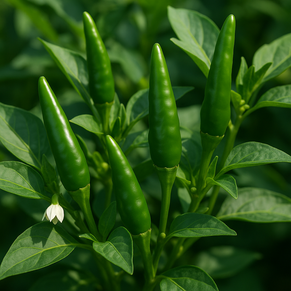 Bullet Green Chili (Capsicum annuum): Complete Guide to Growing, Caring, and Harvesting
