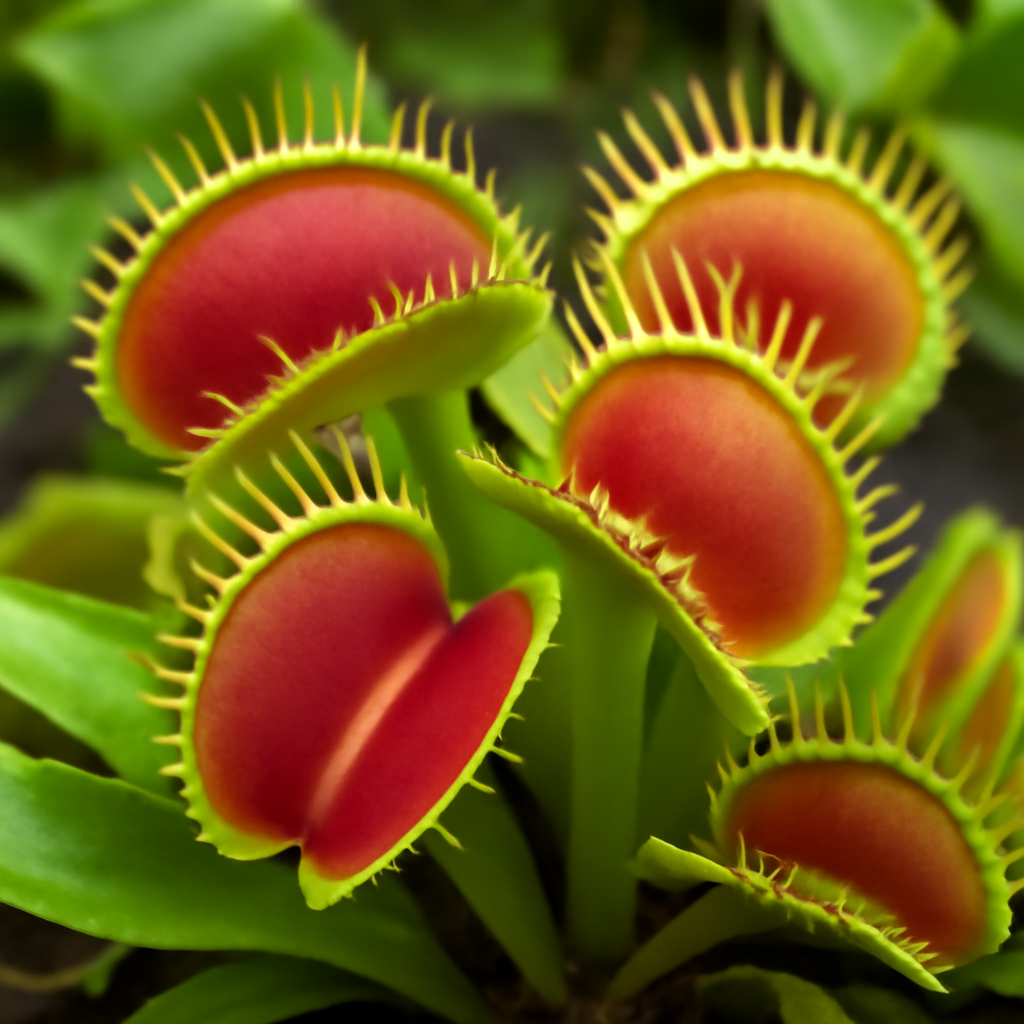 Green with Red Venus Flytrap: Complete Guide to Growing, Caring, and Feeding - Dharaseeds