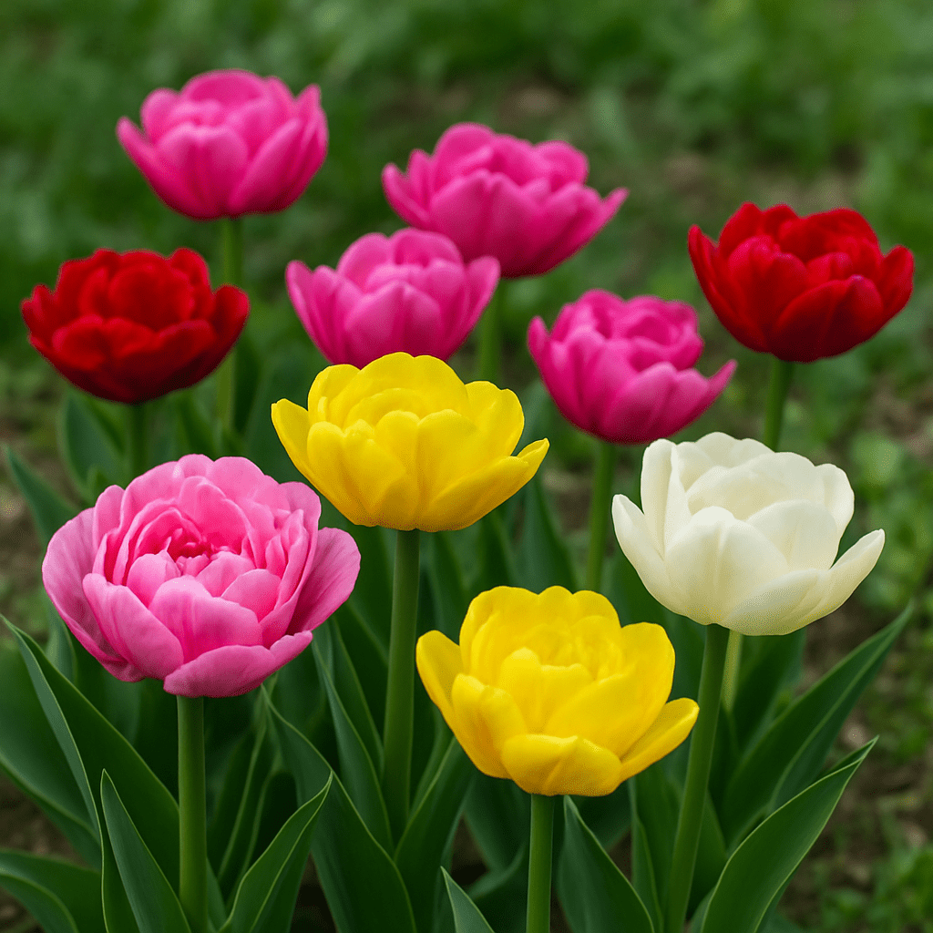 Grow Double Tulip (Tulipa spp.): A Guide to Stunning, Layered Blooms - Dharaseeds