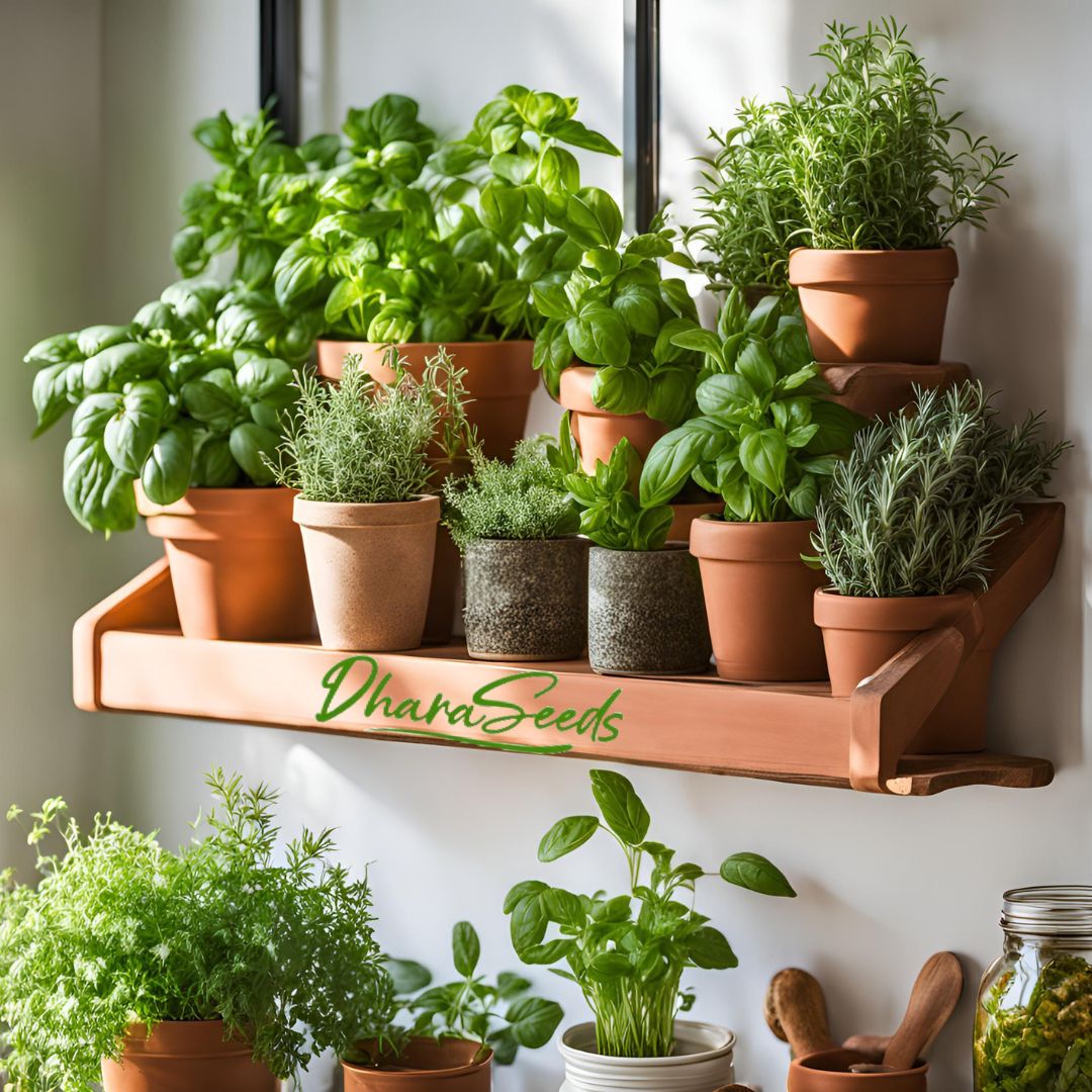 How to Grow Herbs in Containers - Dharaseeds