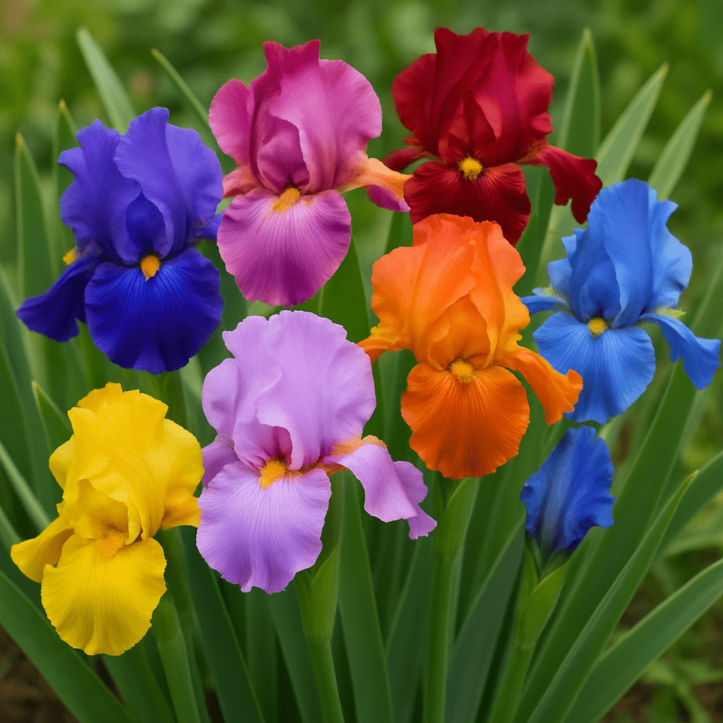 Iris Iris Hybrida Rainbow: Complete Guide to Planting, Growing, and Caring - Dharaseeds
