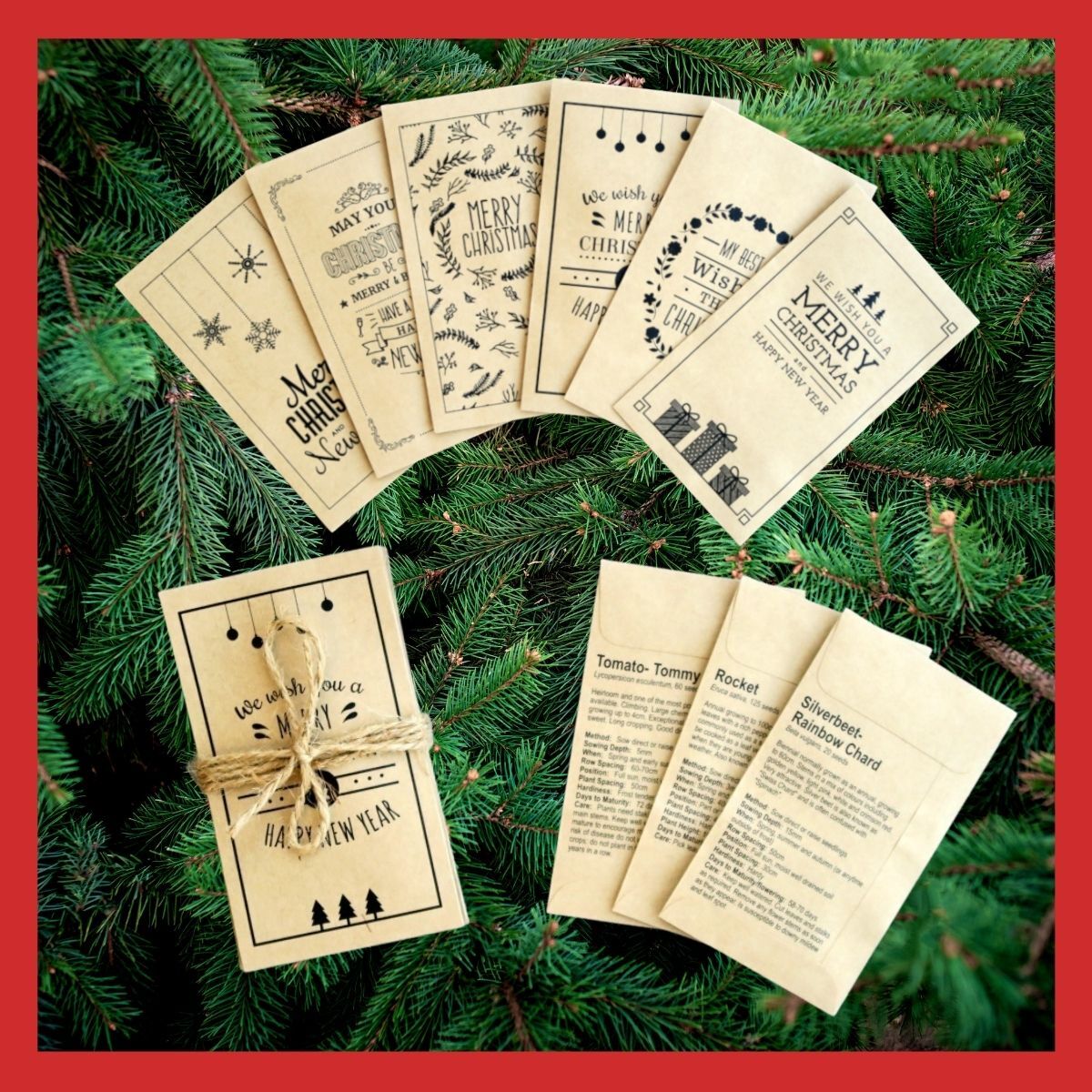 Christmas Vegetable Seed Bundle