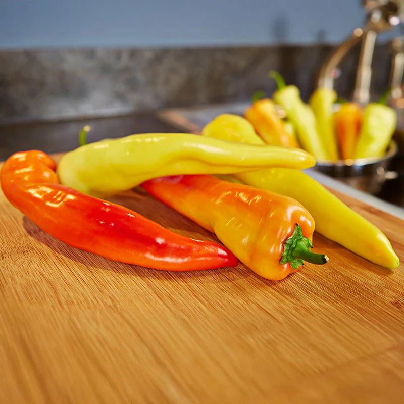 Sweet Sunset Pepper Seeds Heirloom Non-GMO High Germination Organic Garden Seeds