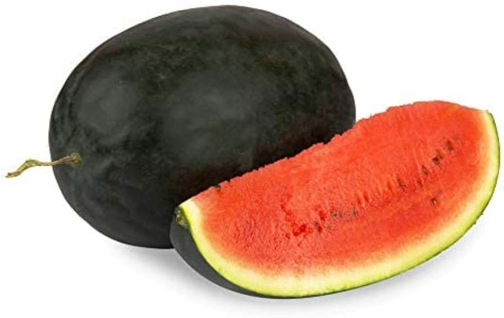 Black Watermelon Fruit Seeds for Garden Cultivation