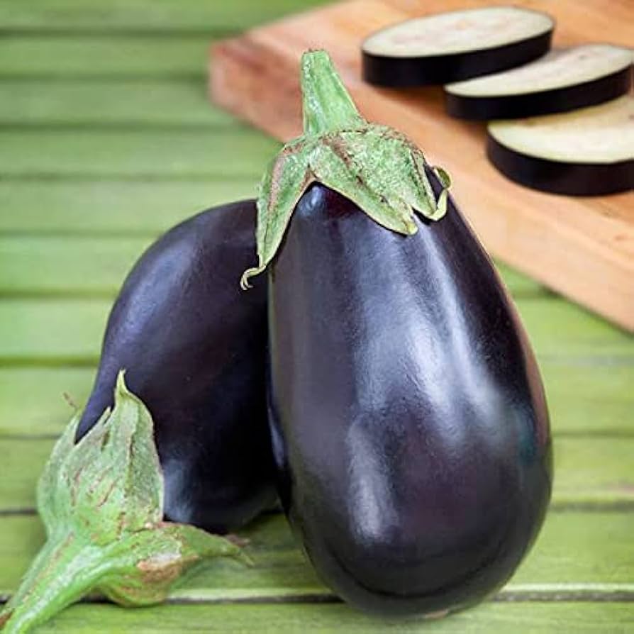 Gretel Eggplant (Solanum melongena) seeds for home garden fruit