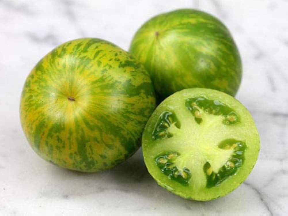 Solanum Lycopersicum Seeds Green Zebra Tomato Seeds for Planting in Garden Beds and Greenhouse