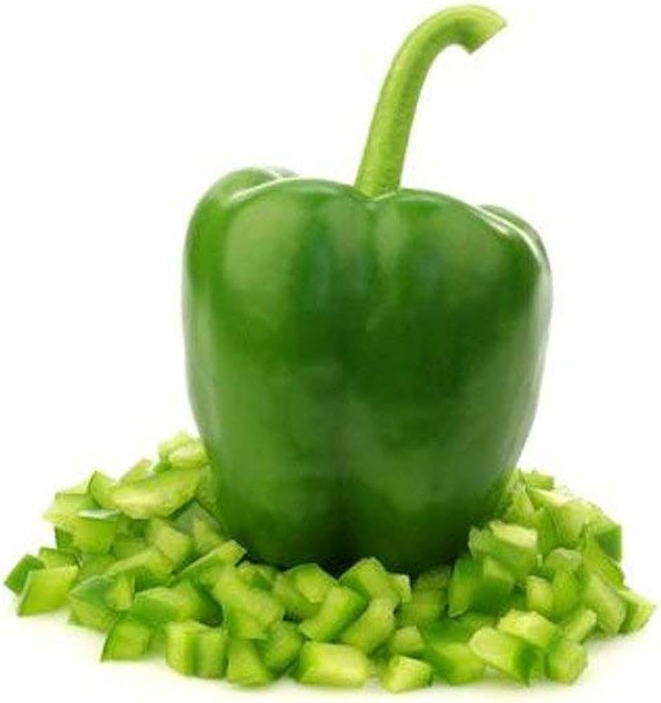 Dark Gray Bell Pepper Seeds ( Color Mixed, )