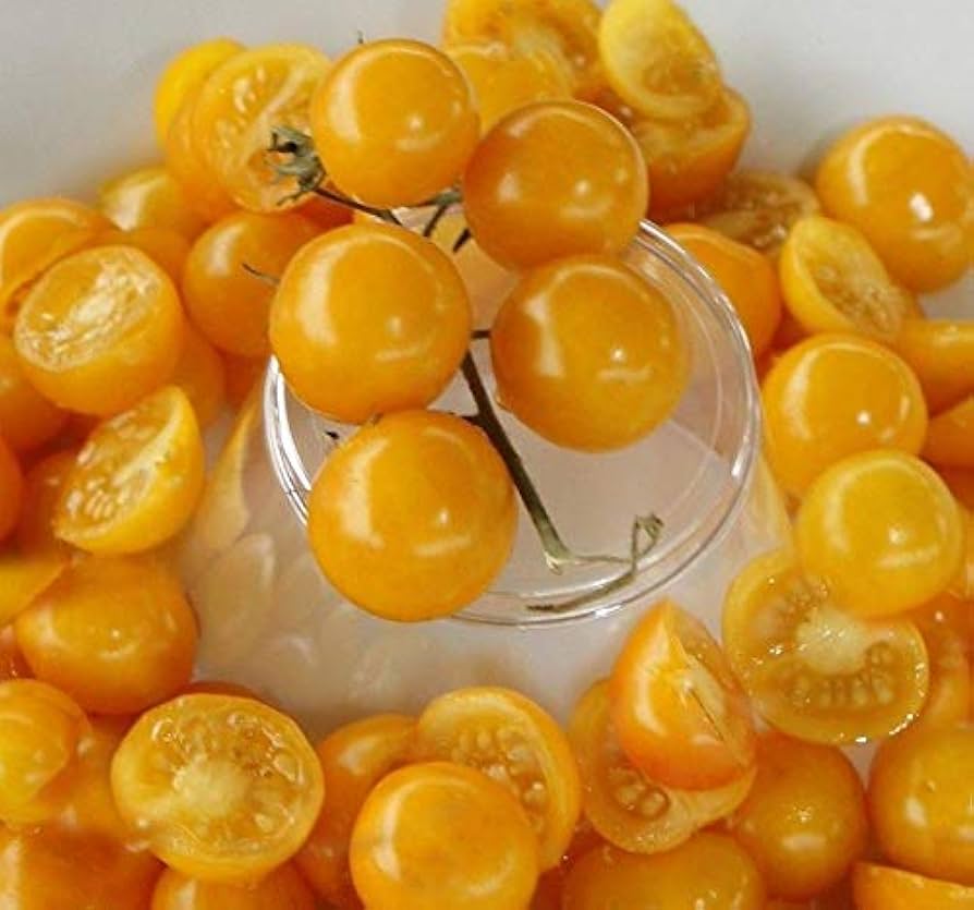 Aunt Ruby's Yellow Cherry Tomato Seeds for Sweet, Juicy Garden Tomatoes