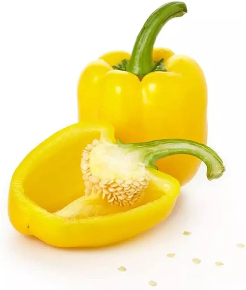Golden Yellow Cayenne Chili Pepper Seeds for Planting Hot Garden Veggies