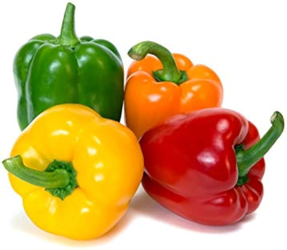 Mixed Sweet Bell Pepper Seeds Red Yellow Green White Hot Chili Blend