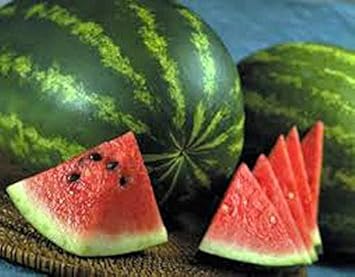 Red Watermelon Fruit Heirloom Non Gmo Image