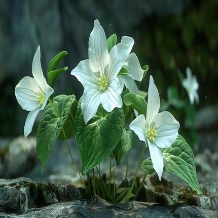 Trillium Flower White - Heirloom, Non - Gmo Seeds