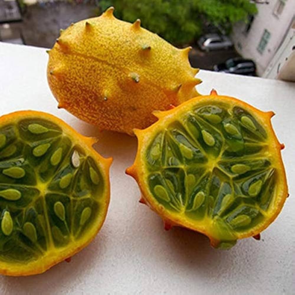 Orange Kiwano Vegetable Seeds for Planting heirloom & Non-GMO Seeds