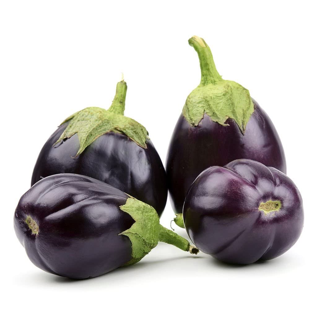 Comet Purple Eggplant Seeds Heirloom Non-GMO High Germination Organic Garden Seeds
