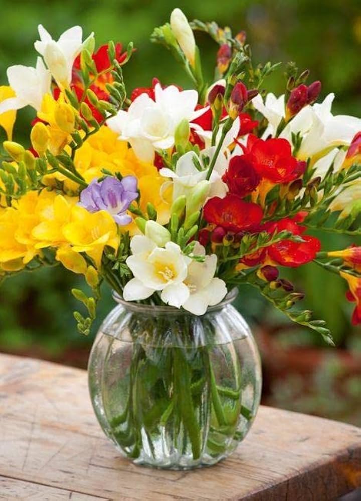 Freesia Freesia Refracta Flower Seeds for Planting – Suitable for Home Garden and Fragrant Spring Displays