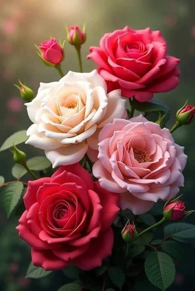 Mixed Rose – Rosa spp. – for planting in garden beds