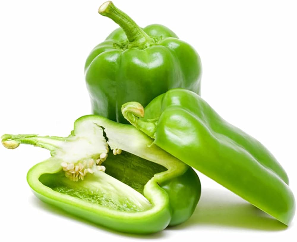 Dark gray bell pepper seeds mixed colors