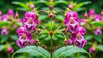 Purple Balsam Flower Heirloom Non Gmo Image
