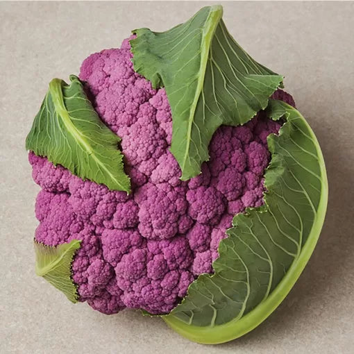 DePurple Cauliflower Seeds Vibrant Purple Nutritious Cauliflower High Germination Garden Seeds heirloom non-gmo seeds