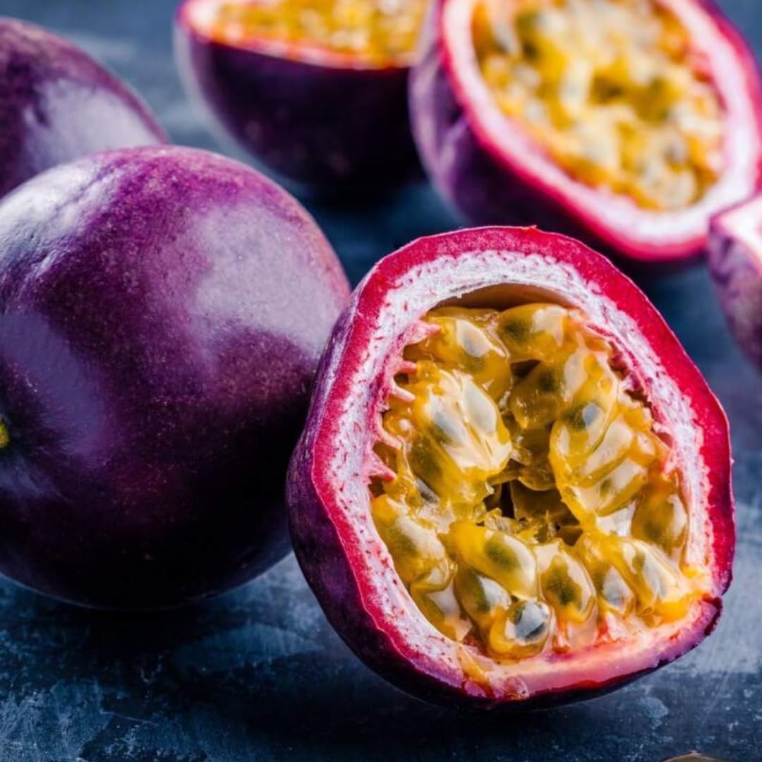 Passion Fruit Seeds for Planting - Dark Purple Variety for Backyard Gardens , Heirloom Seeds