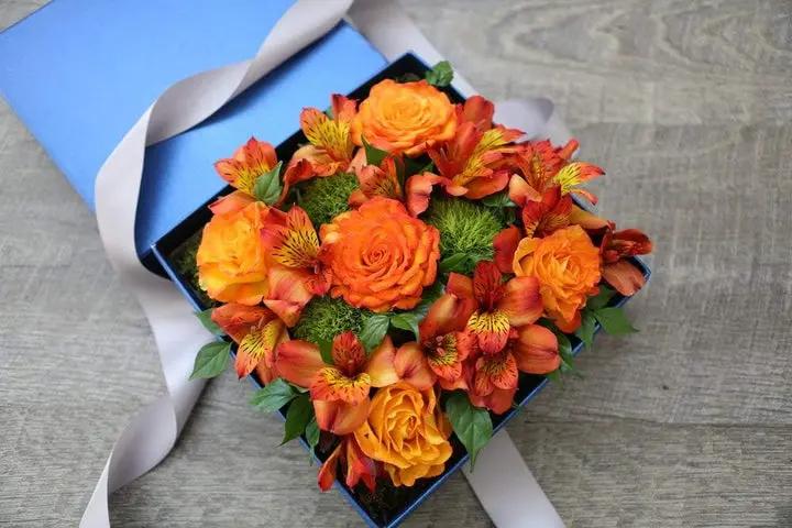 Orange Eustoma or LISIANTHUS Flower Seeds for Planting-Heirloom & Non-GMO Seeds for planting Dhara Seeds