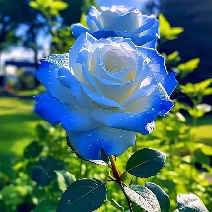 Rose Mix Rosa Blue flower seeds for planting in home garden or mixed flower beds