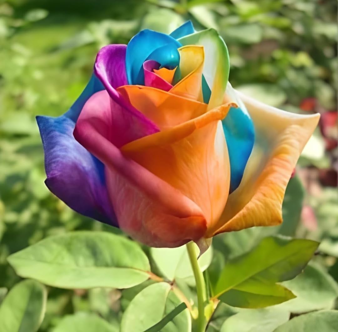 Holland Rose Rosa hybrida flower seeds for backyard gardening