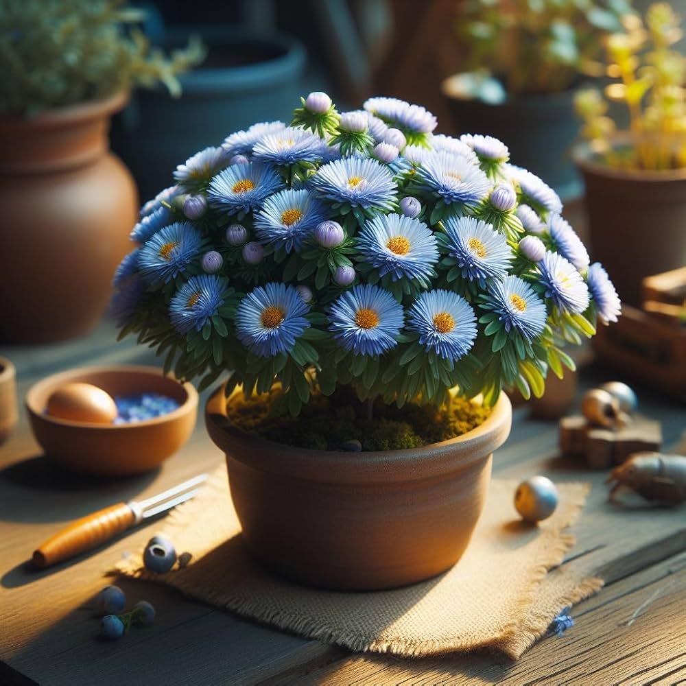 Aster flower – Aster spp. – for planting in garden