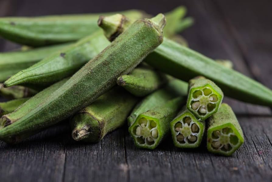 Giant Okra Seeds for Planting Abelmoschus Esculentus vegetable patch urban garden