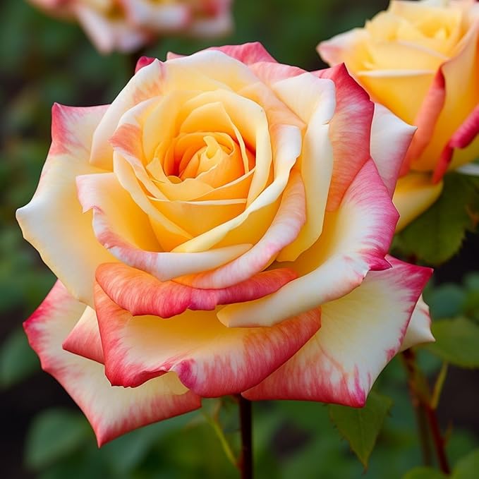 Very Light Tableware Seeds, Hybrid Seeds, Rainbow Rose Seeds