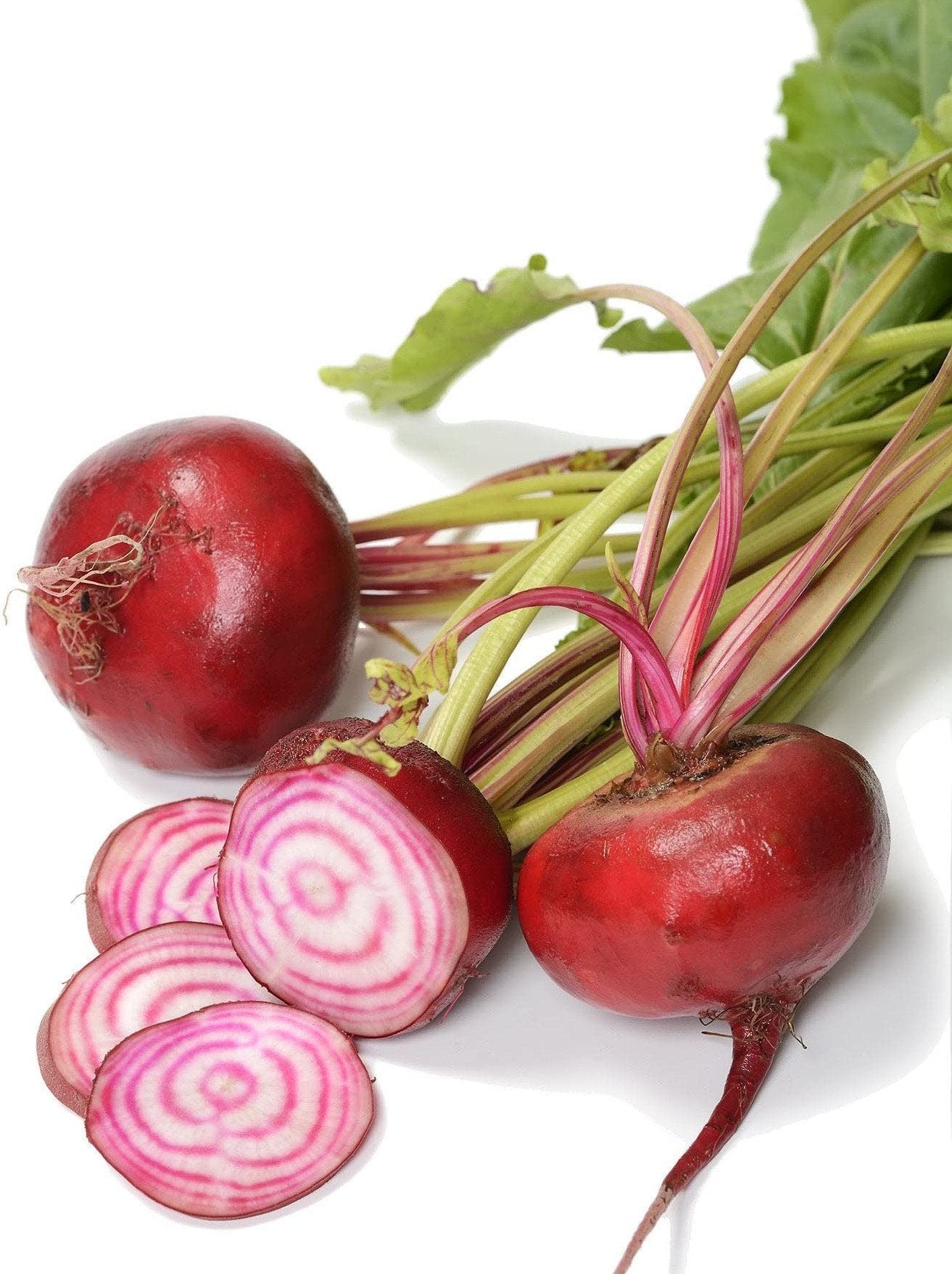 Chioggia Beet Beta vulgaris vegetable seeds for planting in kitchen garden beds