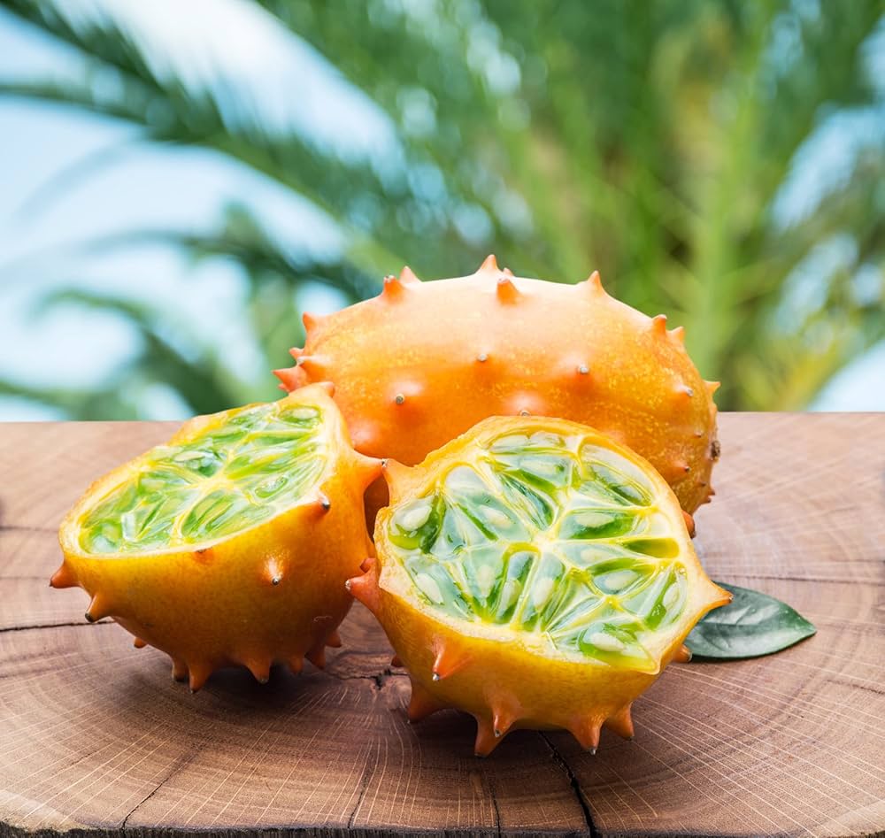 Horned Cucumber Kiwano Seeds – Unique, Spiky Cucumber for Exotic Gardens