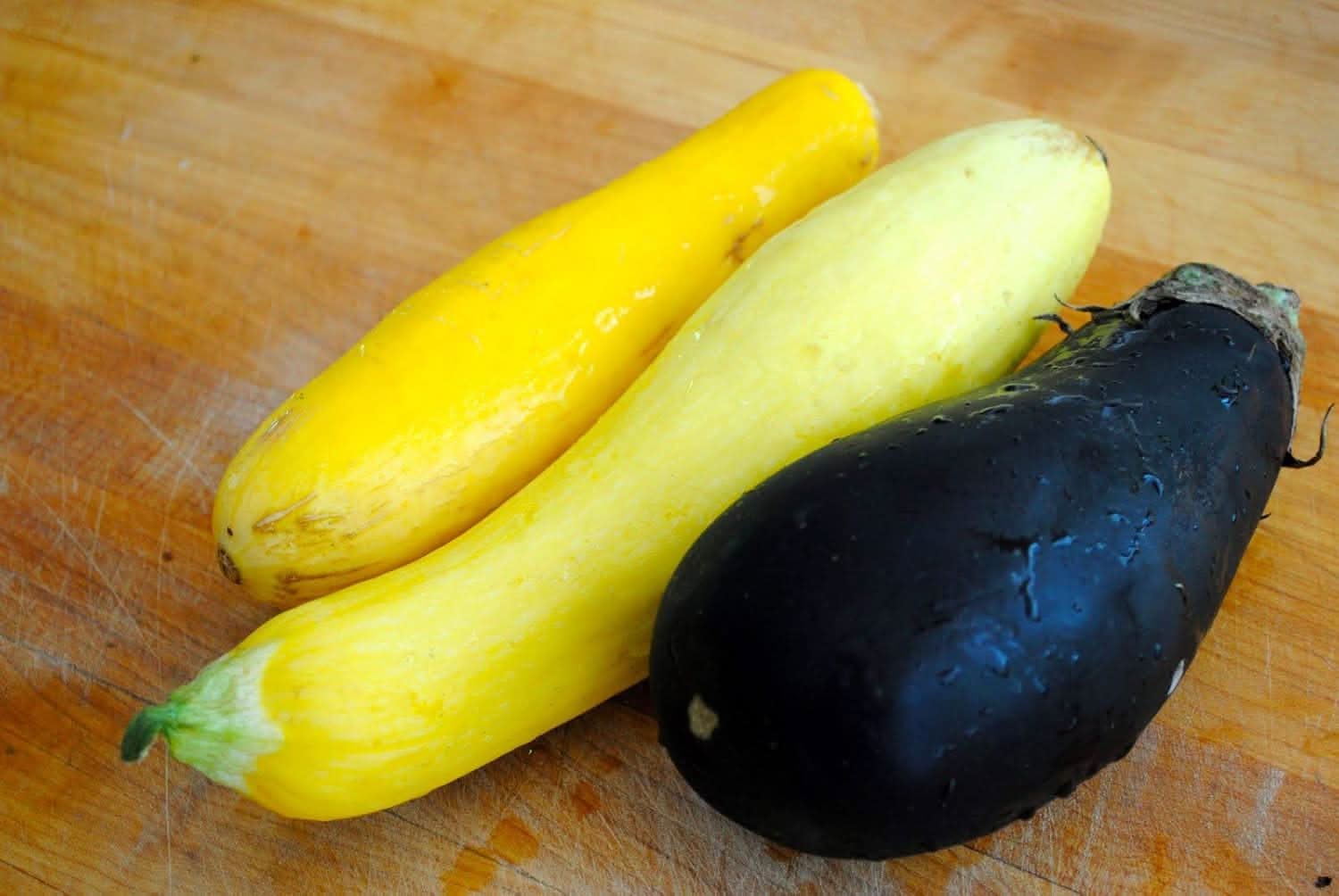 Violet Yellow Eggplant Solanum melongena for planting in vegetable patch