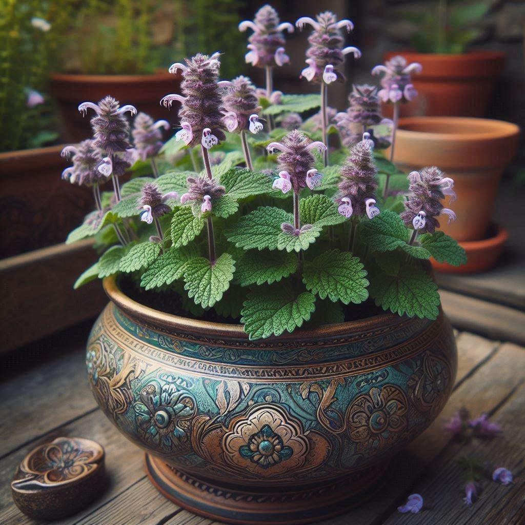 Camphor Catnip (Nepeta camphorata) Seeds-Heirloom & Non-GMO Seeds for planting – Fresh Herb for Your Garden