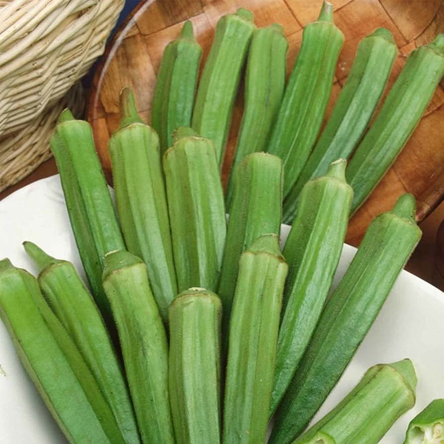 Okra Clemson Spineless Vegetable Plant Seeds