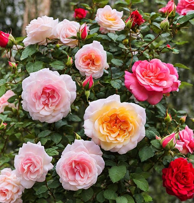 Rose Rosa Hybrida Mixed Color Flower Seeds for Planting