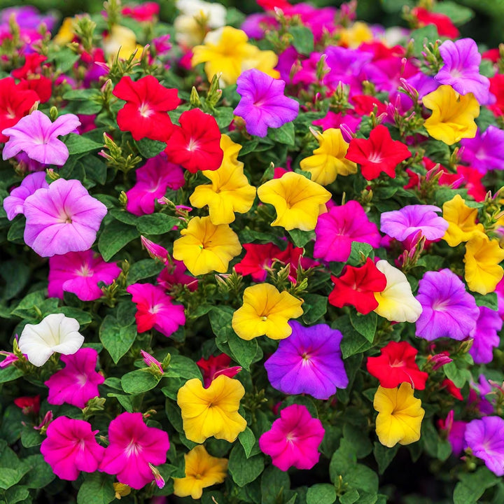 Mixed Mirabilis Jalapa Flower Seeds – Heirloom Non-GMO Blooms for Colorful Garden Planting
