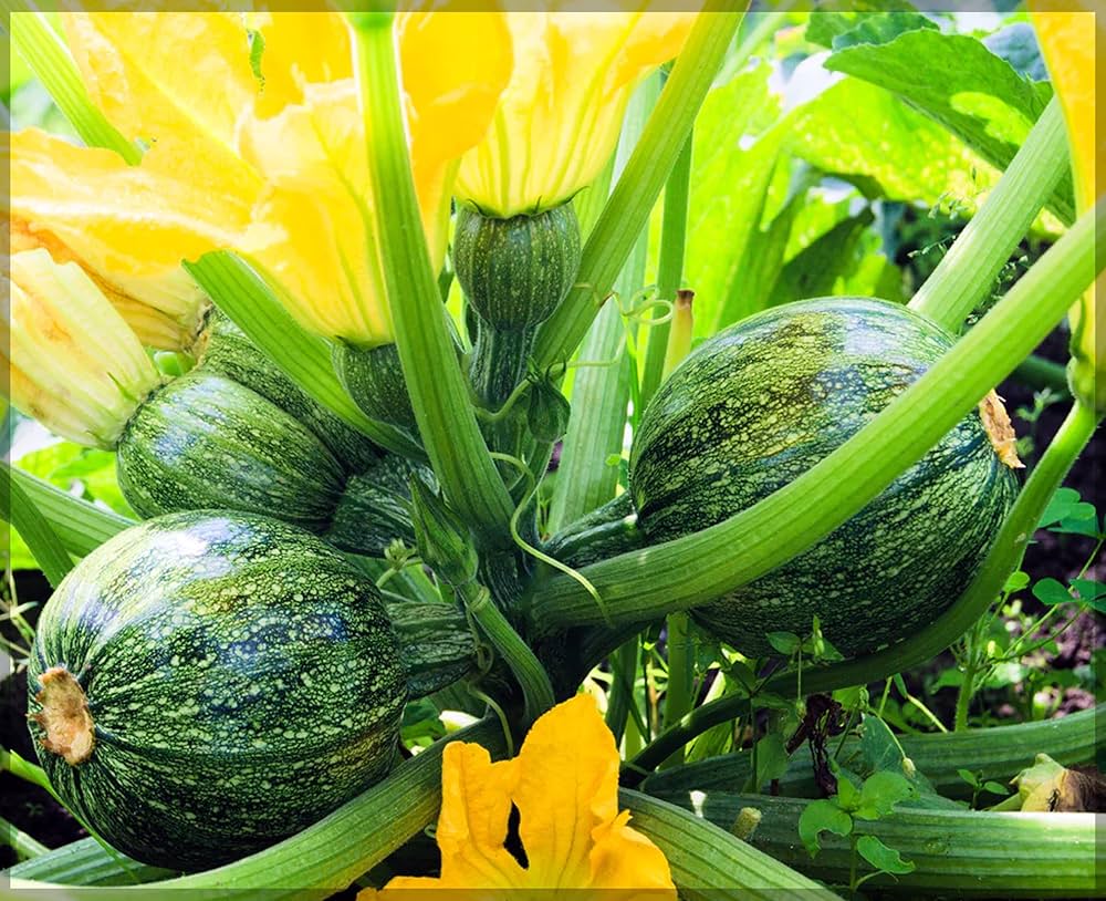Dark Green Zucchini Seeds g Cucurbita pepo Summer Squash Plant