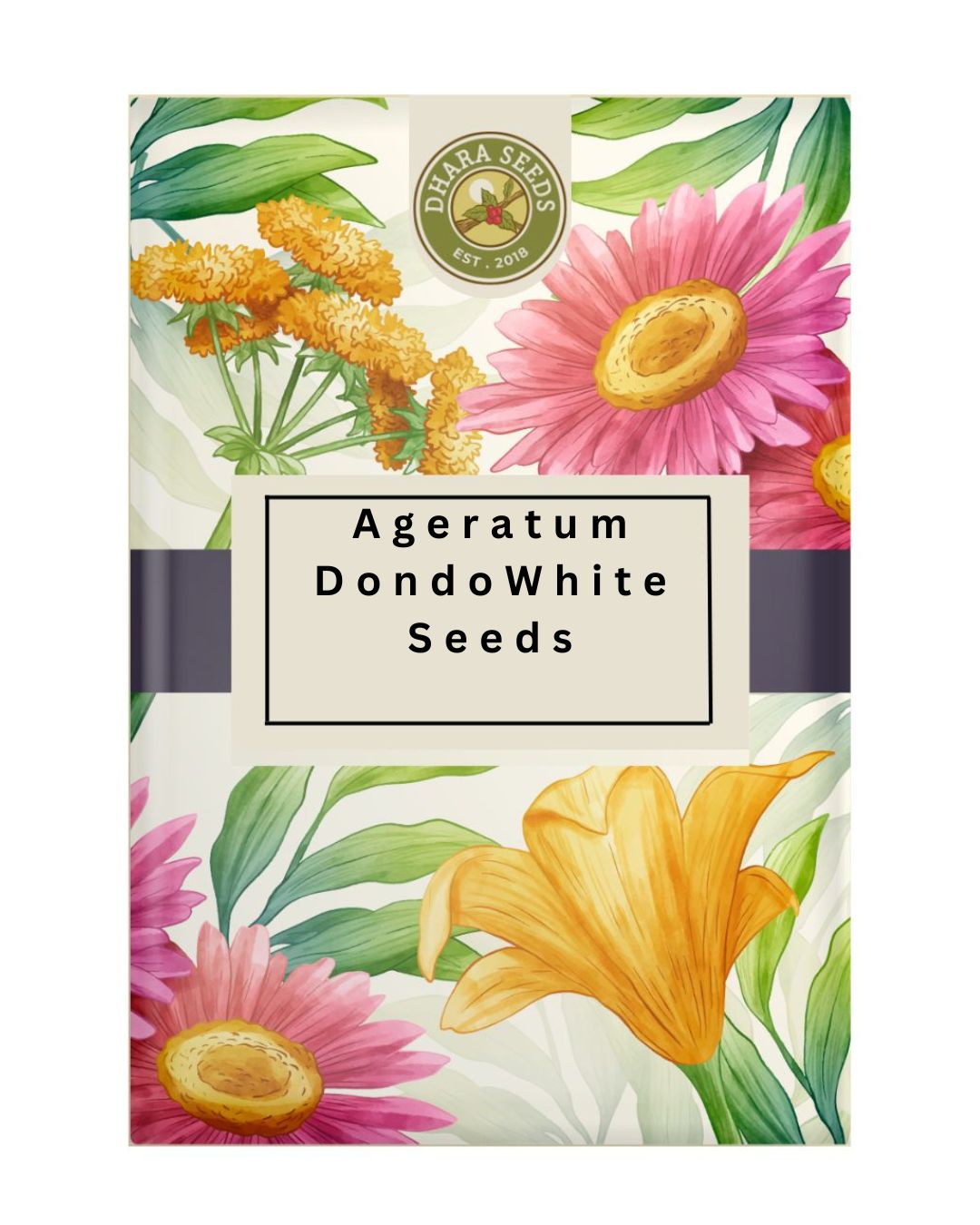 Ageratum Seeds - Dondo White