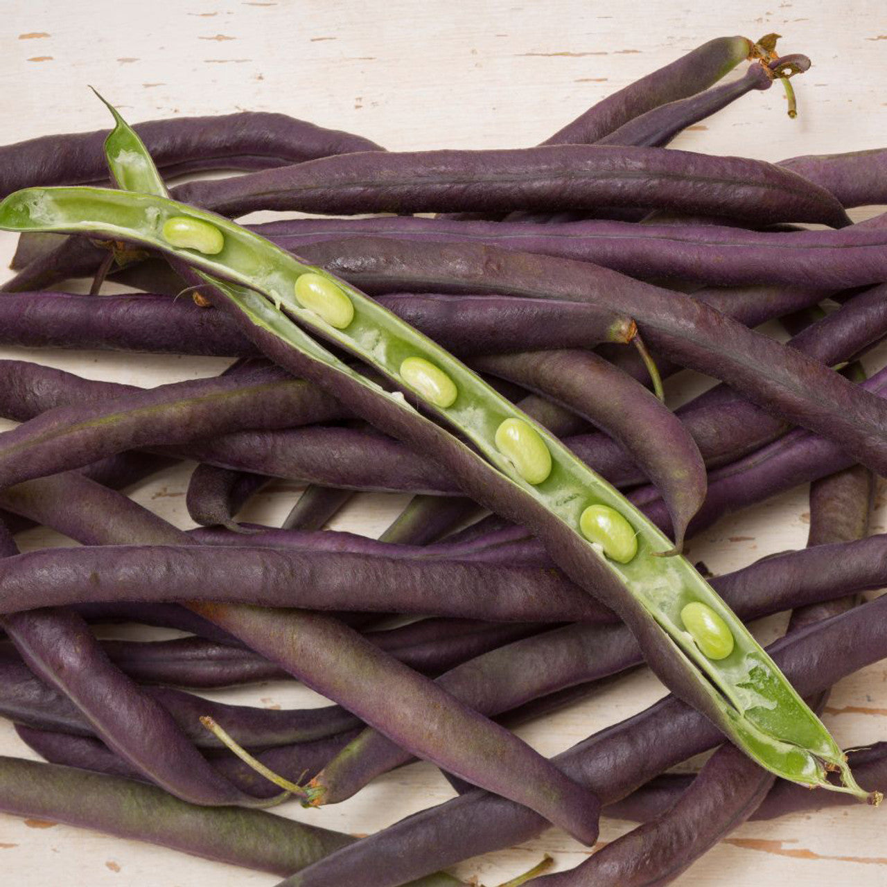 Dwarf Velour French Bush Bean Seeds | Deep Purple Filet-Type French Beans – Heirloom, Non-GMO, High Germination Organic Garden Seeds