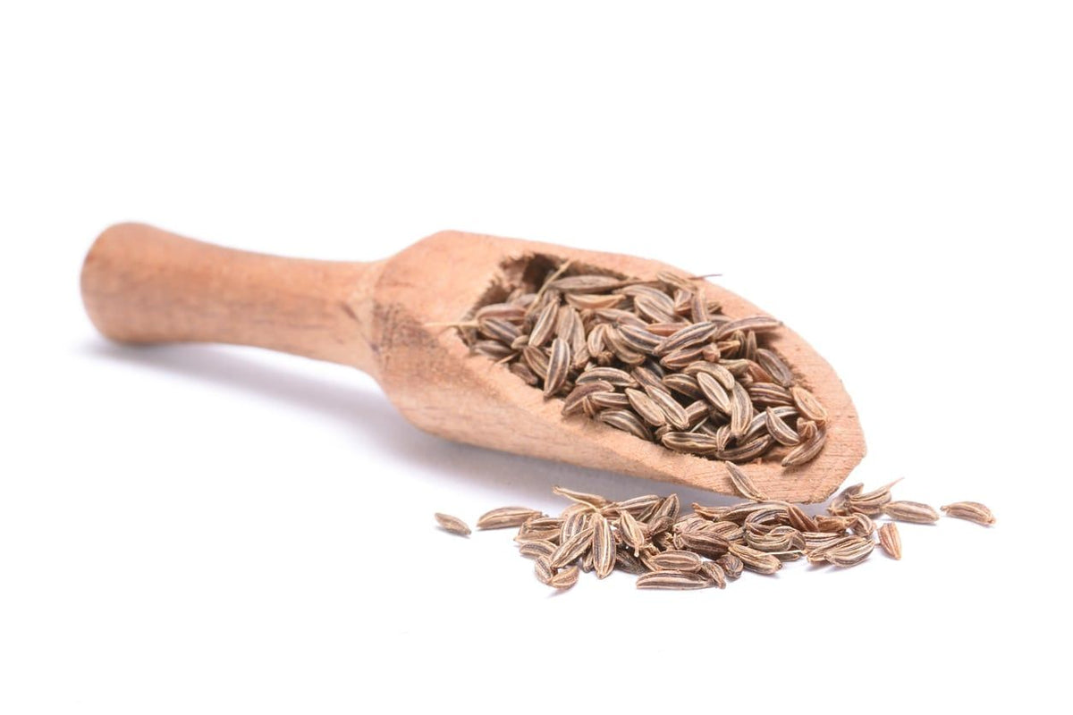 fresh caraway leaves used in herb mix

