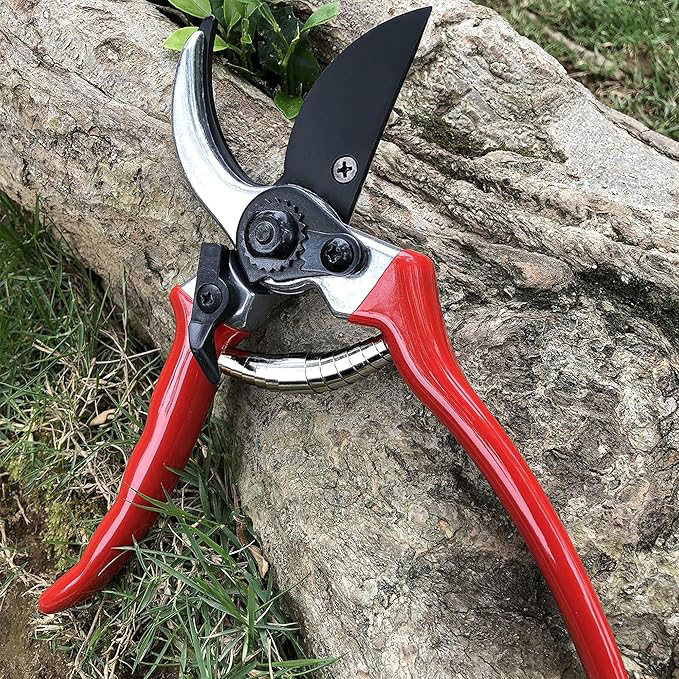 8" Professional Sharp Bypass Pruning Shears, Tree Trimmers Secateurs, Hand Pruner, Garden Shears, Clippers, Bonsai Scissors, Loppers