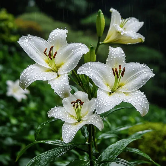 Strong Resistance, Open Pollinated, High Quality Variety Lilium Casa Blanca heirloom non-gmo organic garden seeds