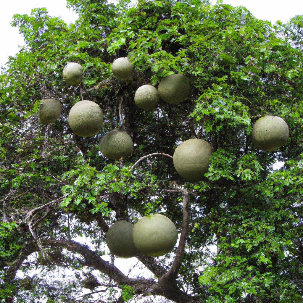 Wood Apple (Limonia acidissima) / Common Name: Bael Fruit