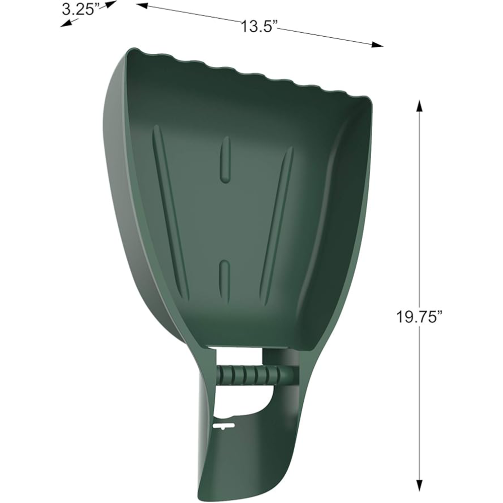 Leaf Scoops Hand Rakes - Durable Garden Grabber Tool for Leaves & Mulch by Pure Garden