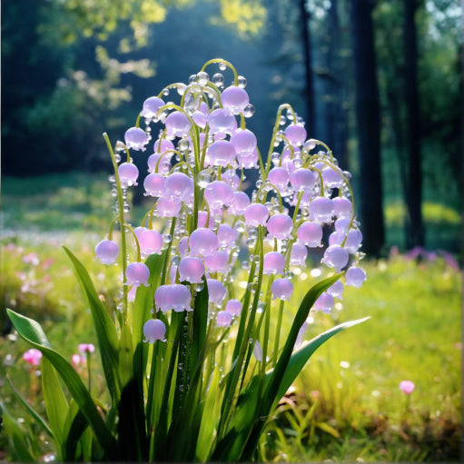 Purple Lily of the Valley flower Seeds for Planting - Non-GMO and Heirloom garden seeds