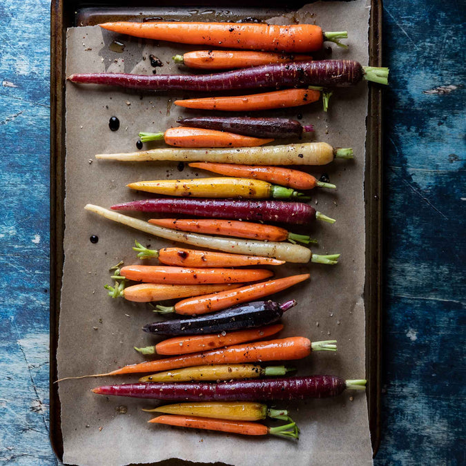 Carrot Seeds (Organic) - Rainbow Blend