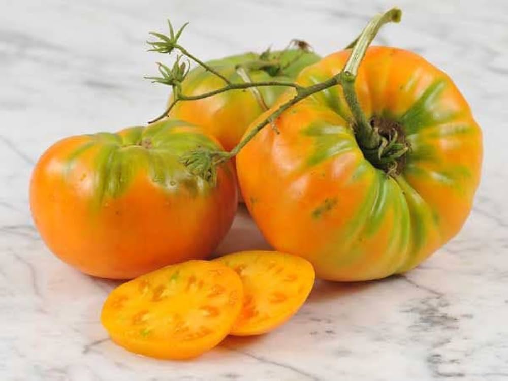 Dixie Golden Giant beefsteak tomato seeds for planting extra - large fruits - Dharaseeds