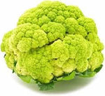 Green cauliflower Brassica oleracea seeds for planting in vegetable patch