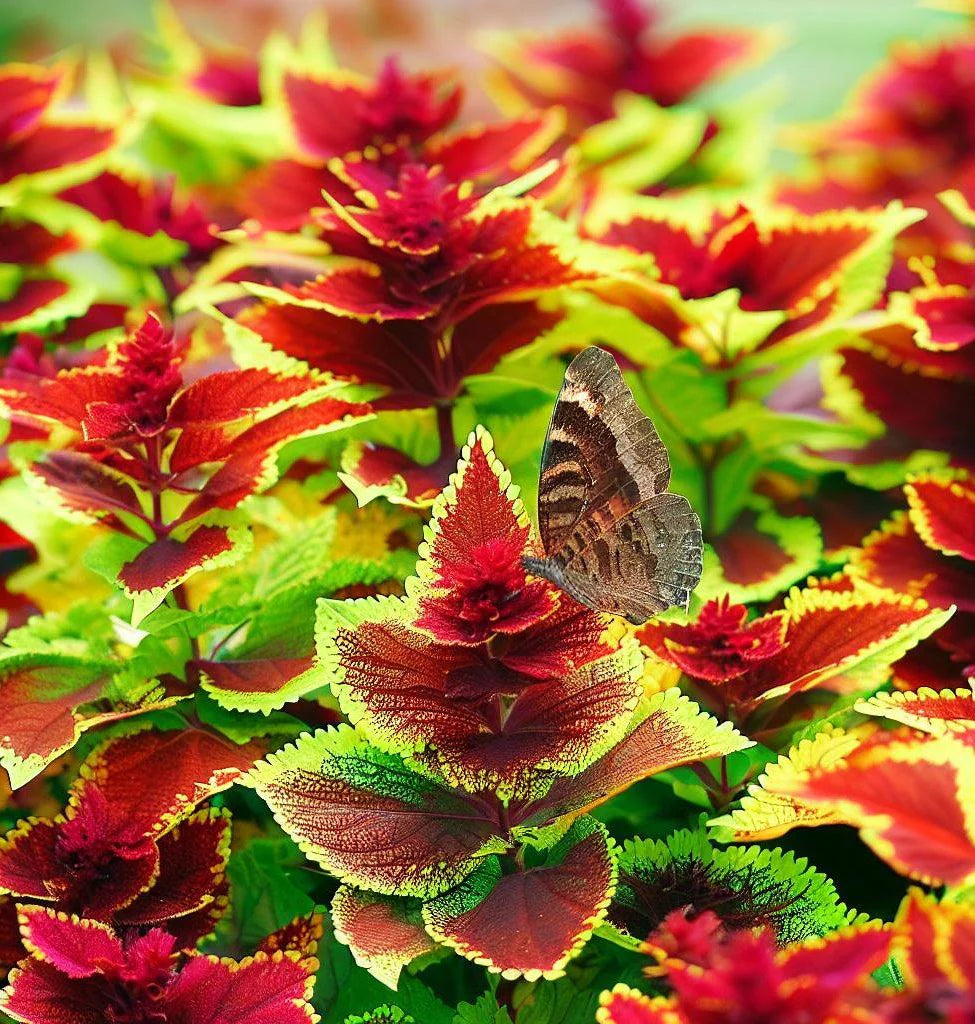 Coleus Blumei Rainbow Mix Color Plant Seeds